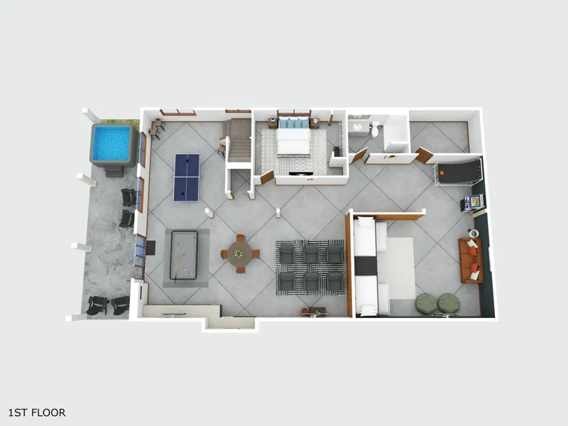 Lower level plan